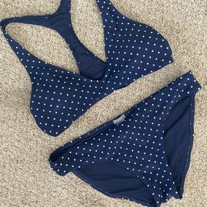 AERIE polka dot bikini